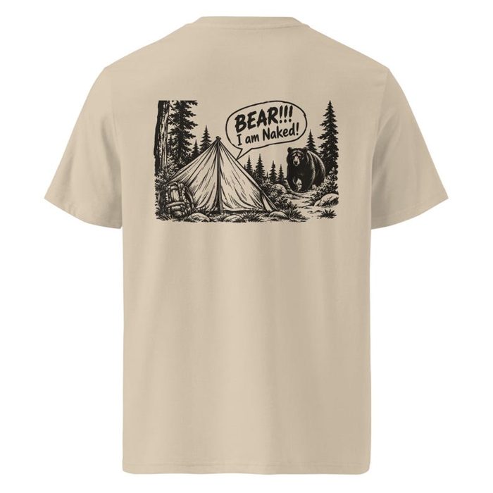 Funny Camping Bear Tent Tee
